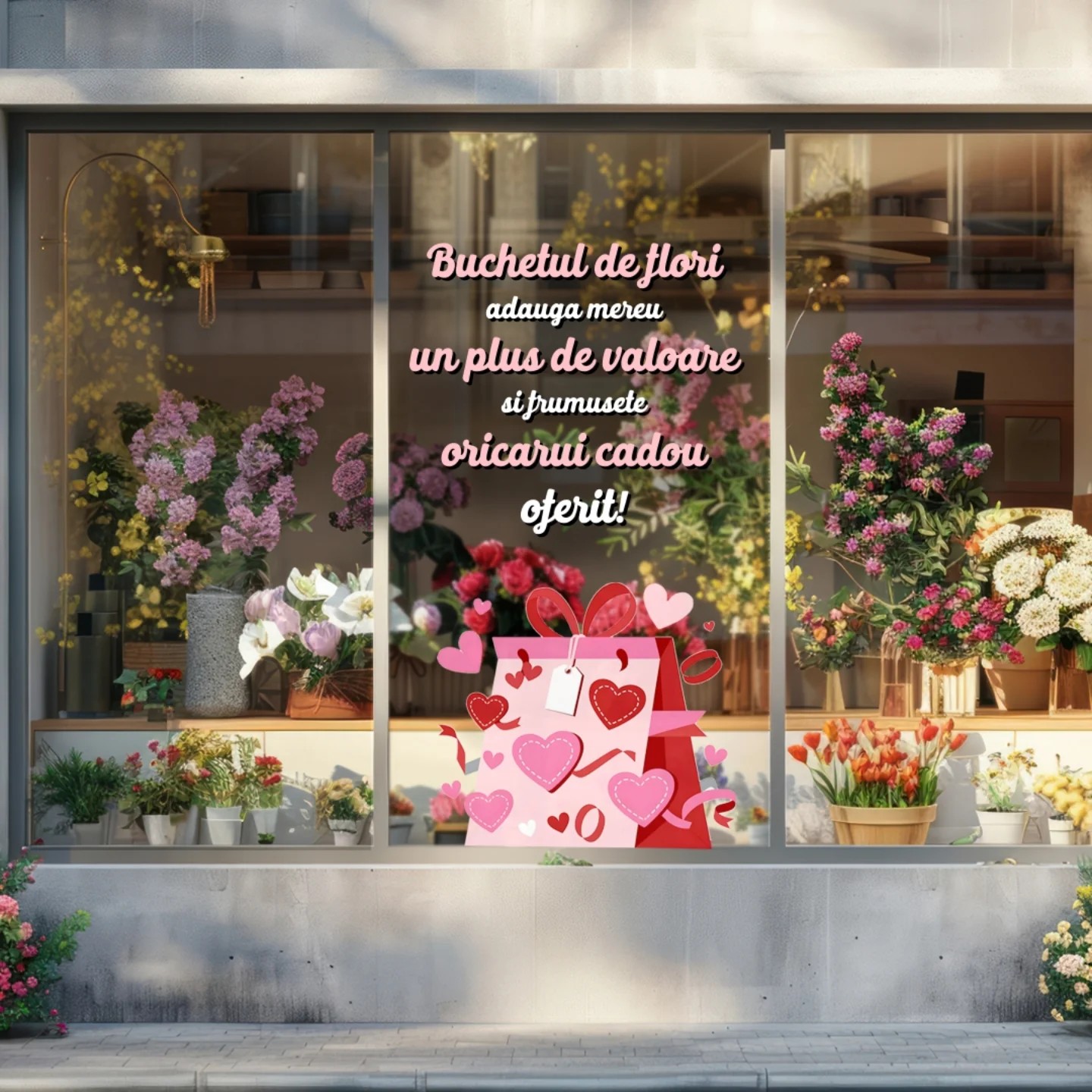 Atrage atenția către vitrina florăriei tale de Valentine's Day și nu numai!