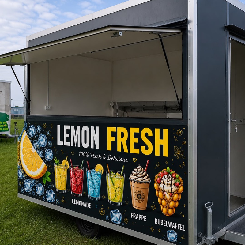 Autocolant rulota bauturi fresh