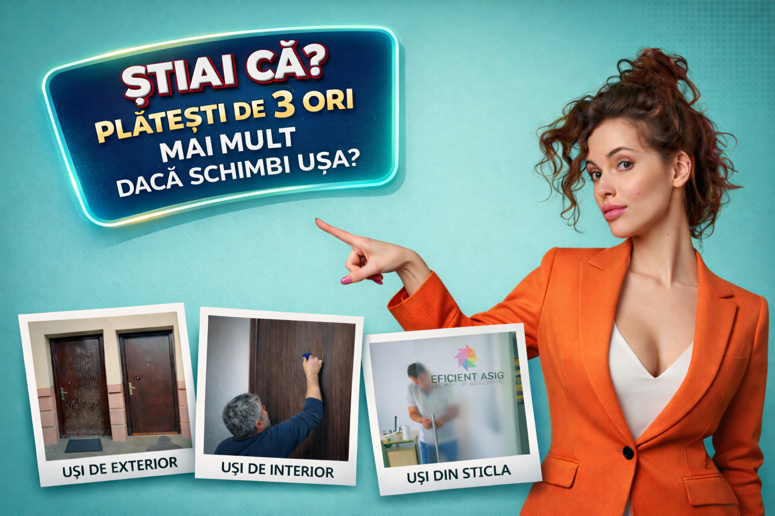 Știai că plătești de 3 ori mai mult dacă schimbi ușa?