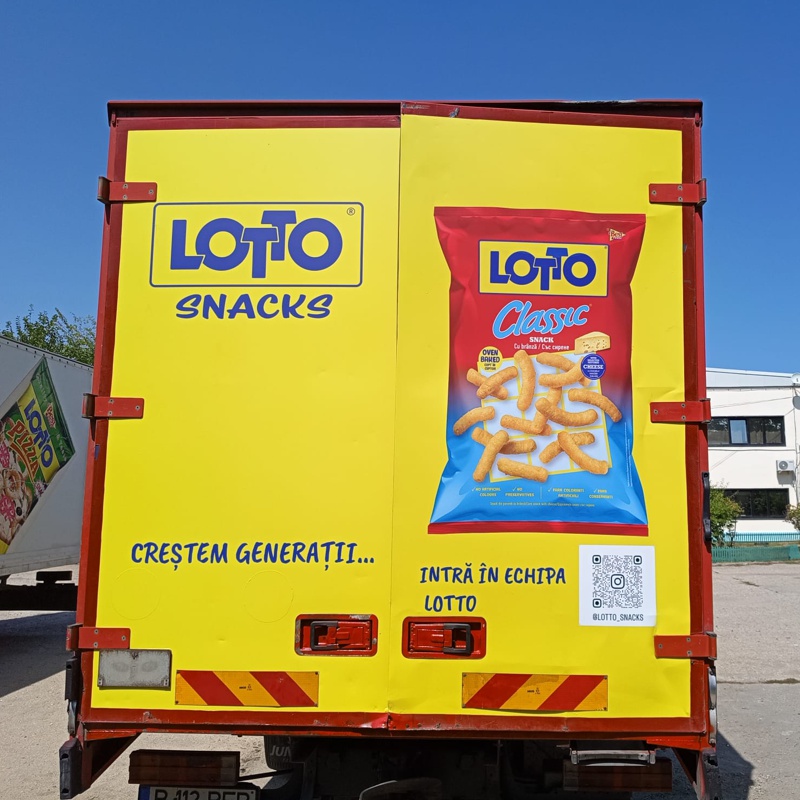 Colantare Usi Spate Camion Lotto