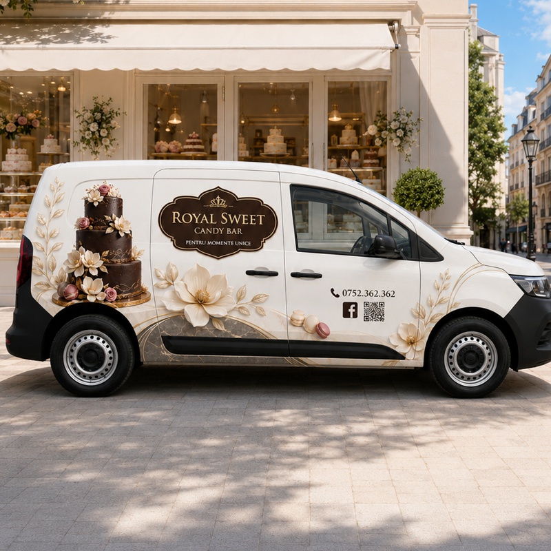 Concept grafic pentru colantare auto