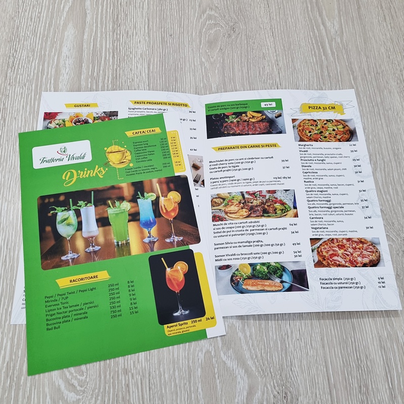 Concept grafic pentru flyere și materiale promoționale