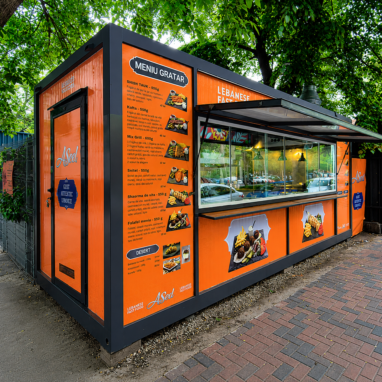 Colantare Container Fast Food Libanez