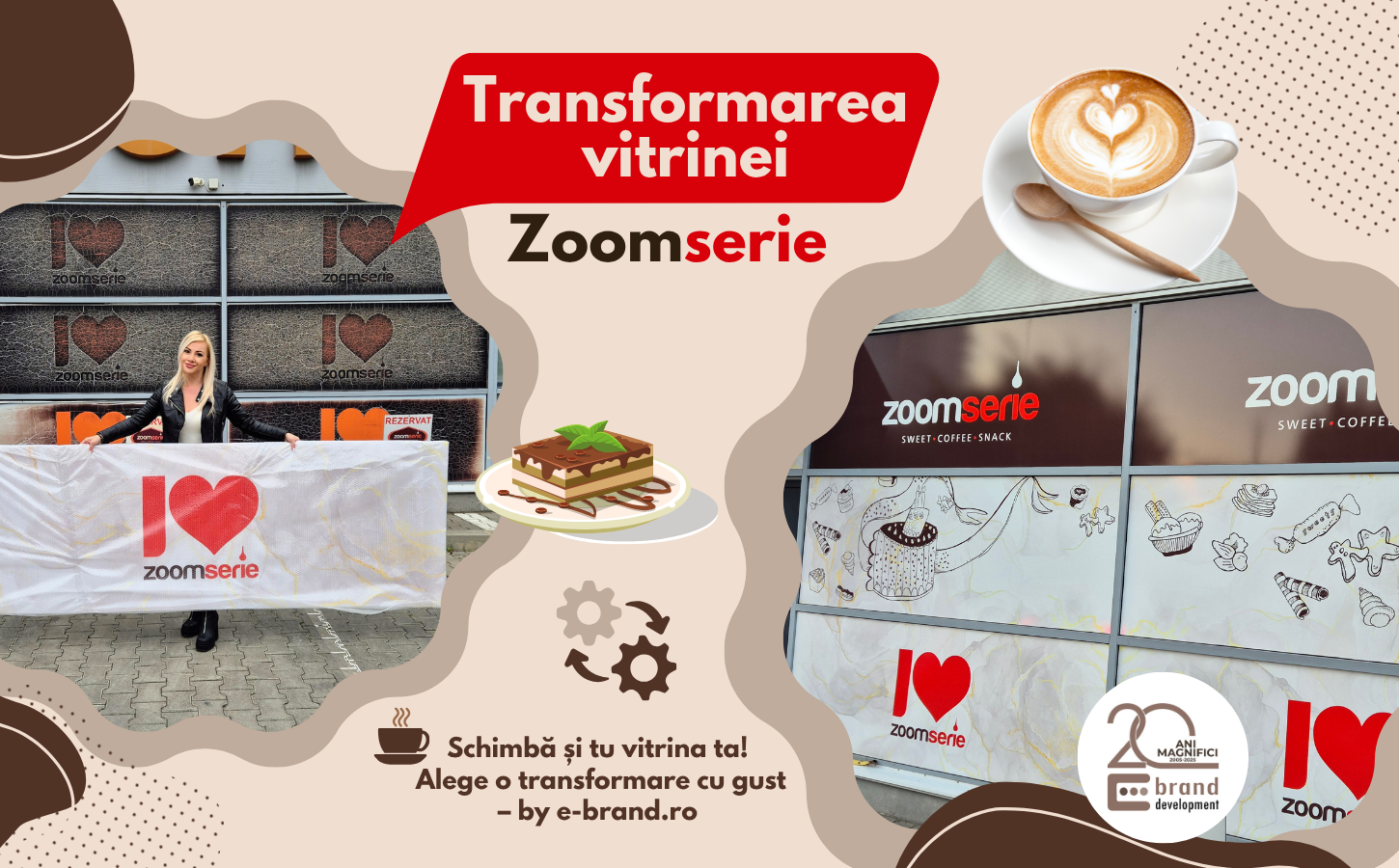 Transformarea vitrinei Zoomserie | 🎀 O poveste dulce cu final fericit