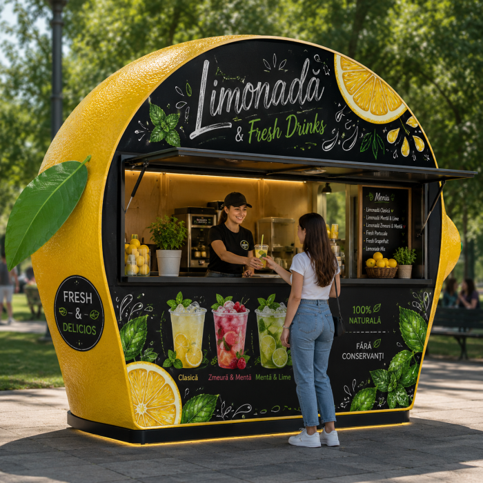 Autocolant Rulotă Limonadă & Fresh Drinks [2]