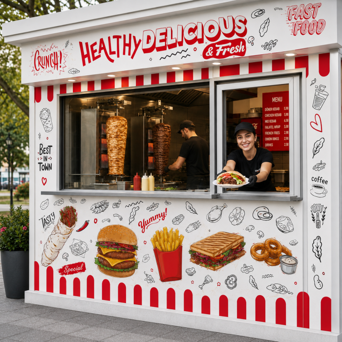 Autocolant Colantare Fast Food & Food Truck [3]