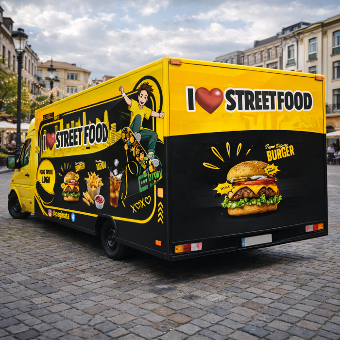 Colantare Food Truck Personalizată Concept Street Vibes [2]