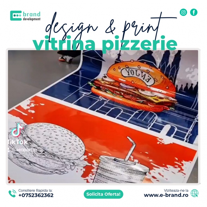 Design & Print Vitrina Pizzerie de la 300lei [2]