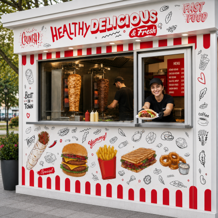 Autocolant Colantare Fast Food & Food Truck [2]