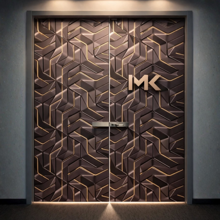 Autocolant Usi Textura Auriu cu Negru TX3D33 [3]