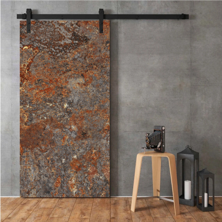 Colantari Usi - Autocolant Usi Textura Decorativa cu Rugina UTM28