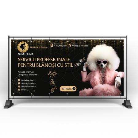 Banner Frizerie Canină Luxury [1]