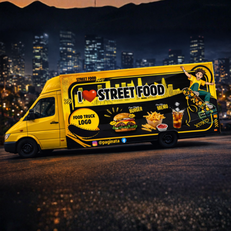 Colantare Food Truck Personalizată Concept Street Vibes [2]