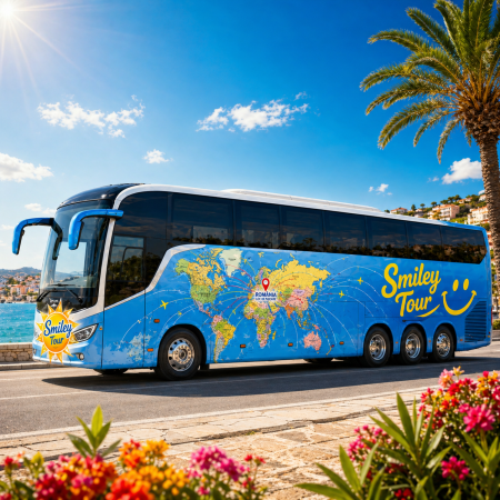 Colantări auto profesionale - Colantare Autocar Turism