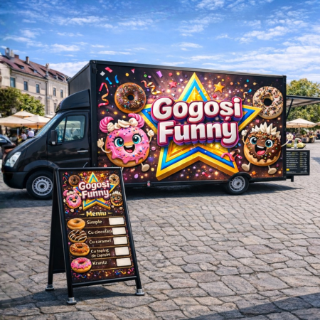 Colantări auto profesionale - COLANTARI POLICROMIE FOOD TRUCK