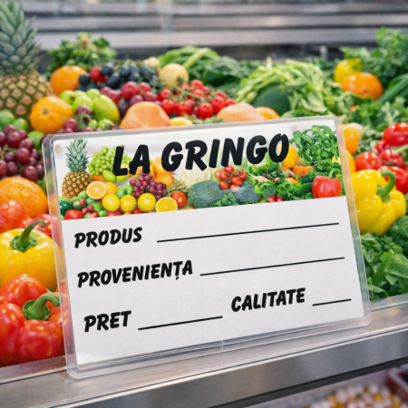 Etichete de Pret Fructe si Legume 7X10CM cu Suport 5cm [2]