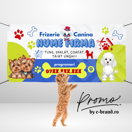 Panouri - Banner Frizerie Canină – Personalizabil