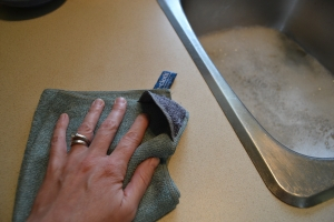 Lavetă Premium E-Cloth din Microfibră pentru Curățarea Bucătăriei, Compartiment Abraziv, 32 x 32 cm [6]