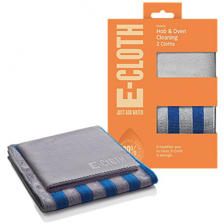 Set Două Lavete Premium E-Cloth din Microfibră pentru Curățare Cuptor, Plită, Aragaz, 32 x 32 cm [1]