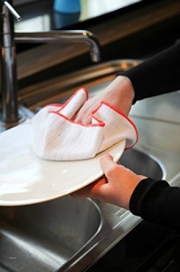 Set Două Lavete Premium E-Cloth din Microfibră Antibacteriană pentru Spălat și Uscat Vasele și Suprafețele din Bucătărie, 32 x 32 cm [7]