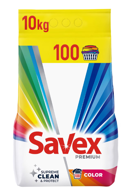 Detergent de rufe automat Savex Premium Color Floral, 100 spalari, 10kg [1]