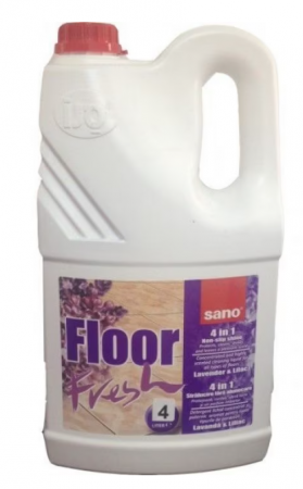 Produse de curatenie - Detergent pardoseli Sano Floor Fresh Liliac 4L