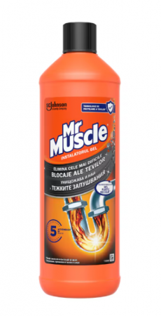 Produse de curatenie - Gel hidraulic desfundare tevi Mr. Muscle Instalatorul Gel 1000 ml