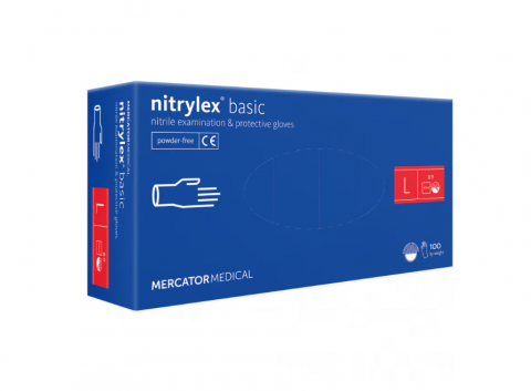 Mănuși de protecție - Manusi examinare nitril, fara pudra, Nitrylex