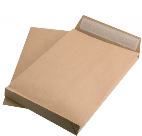 Plic C4 kraft siliconic cu burduf 4 cm