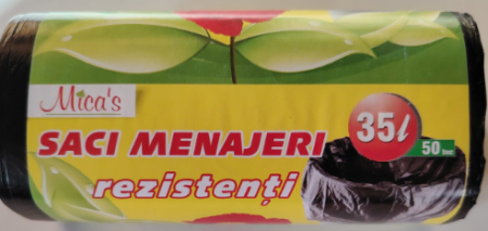 Produse de curatenie - Saci menajeri Mica's 35l 50 buc