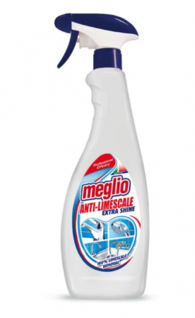 Produse de curatenie - Spray Anticalcar Meglio Extra Shine 750ml