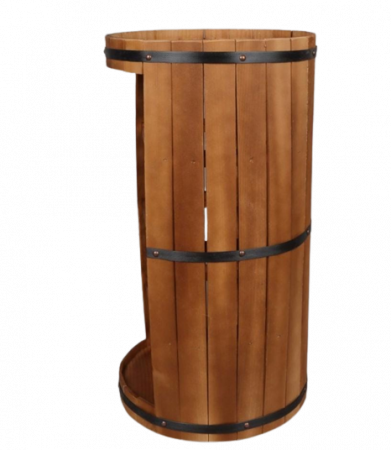 Suport de sticle de vin sub forma de butoi [1]
