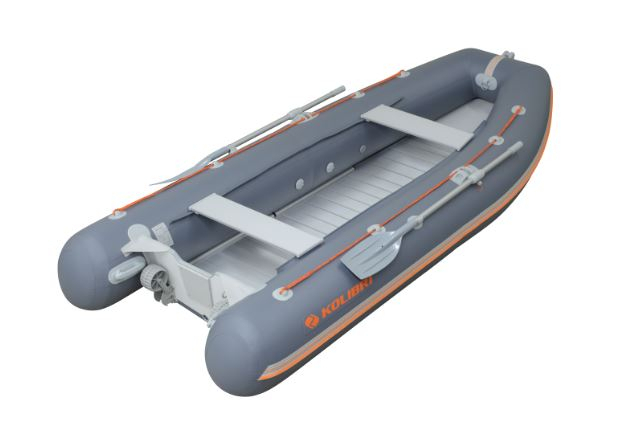 Barca KM-360DSL + podină aluminiu [1]