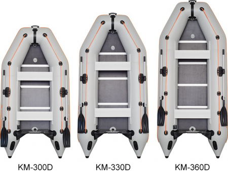 Barca Pneumatica KOLIBRI KM-360D + podina regidă tego, întarită cu profil de aluminiu [4]