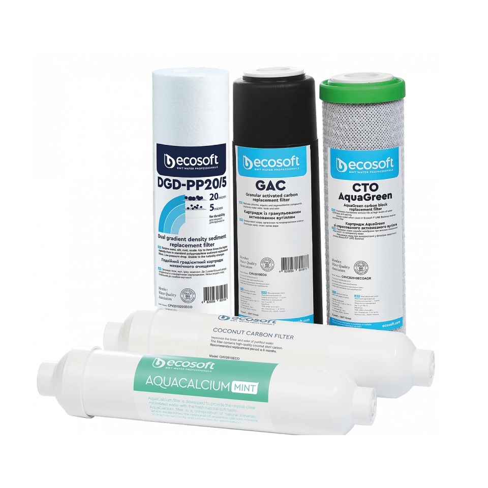 Set 5 filtre de schimb Osmoza Inversa Ecosoft AquaCalcium [2]
