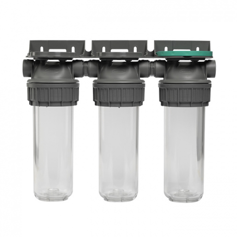 Sistem de filtrare triplex Ecosoft 3P Gri 10"  FTPP3P0 [1]