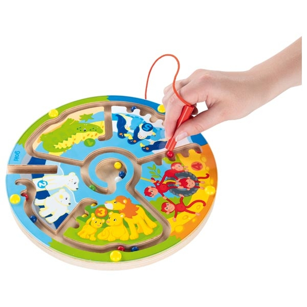 Labirint magnetic multicolor circular pentru bebelusi [2]