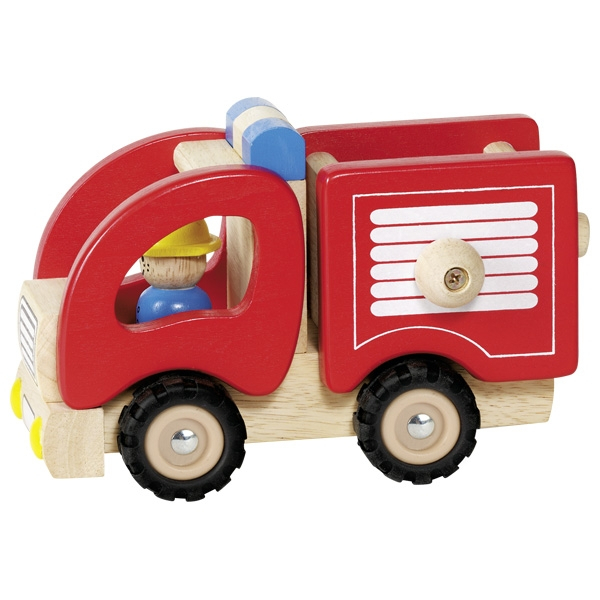 Masina de pompieri - Jucarie lemn - Joc de rol [1]
