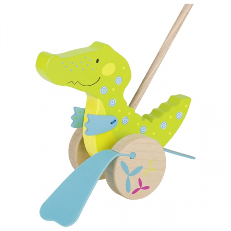Crocodilul Susibelle - Jucarie de impins pentru bebelusi [0]