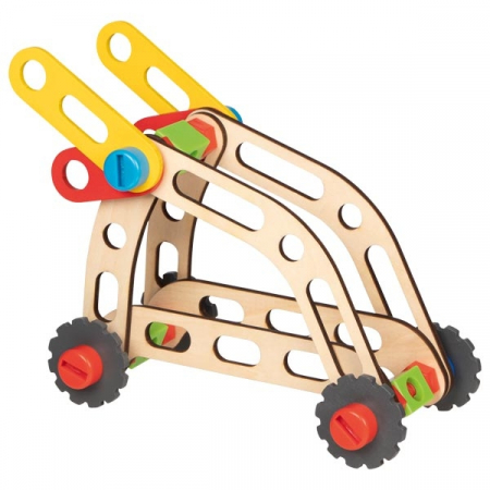 Vehicule intr-o valiza - Set constructie din lemn [3]