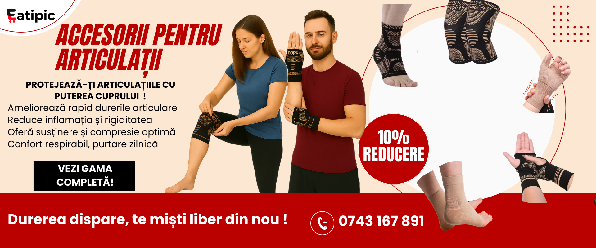 Accesorii pentru articulatii