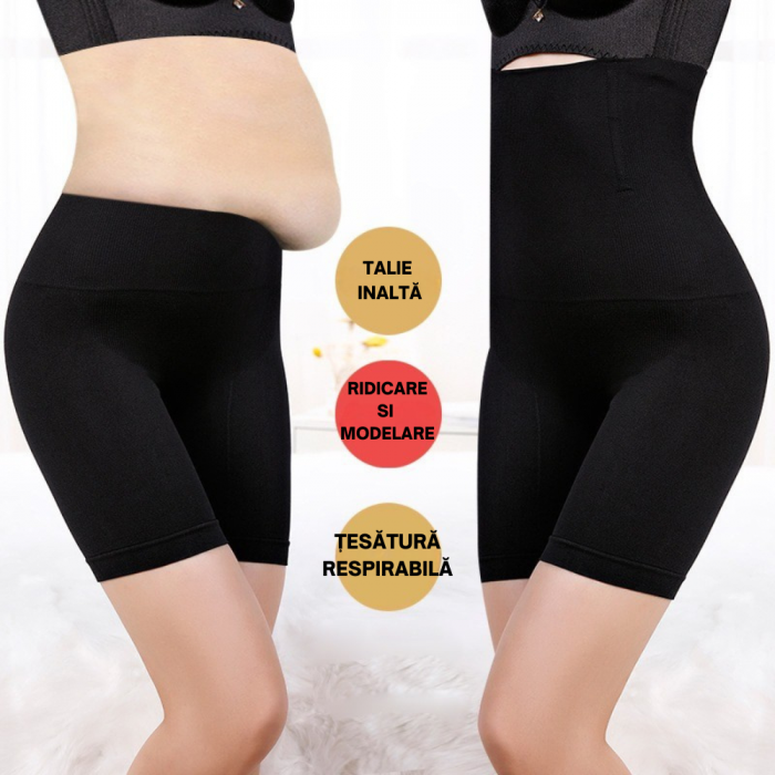 Lenjerie modelatoare talie înaltă – chilot subțiere talie și aplatizare abdomen [3]