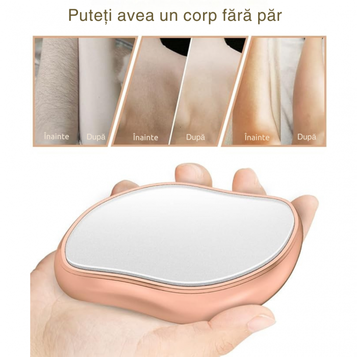Epilator cu Cristale – Îndepărtare Fără Durere, Exfoliere Delicată, Reutilizabil [2]