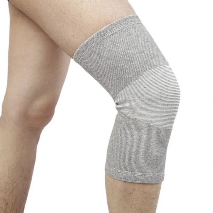 Genunchieră Sportivă din Fibră de Cărbune de Bambus, Compresie și Susținere pentru Genunchi [10]