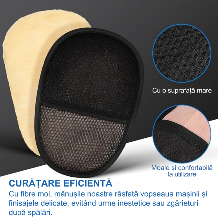 Mănușă Ultra-Moale din Microfibră și Lână Artificială – Curățare Delicată și Fără Zgârieturi [5]