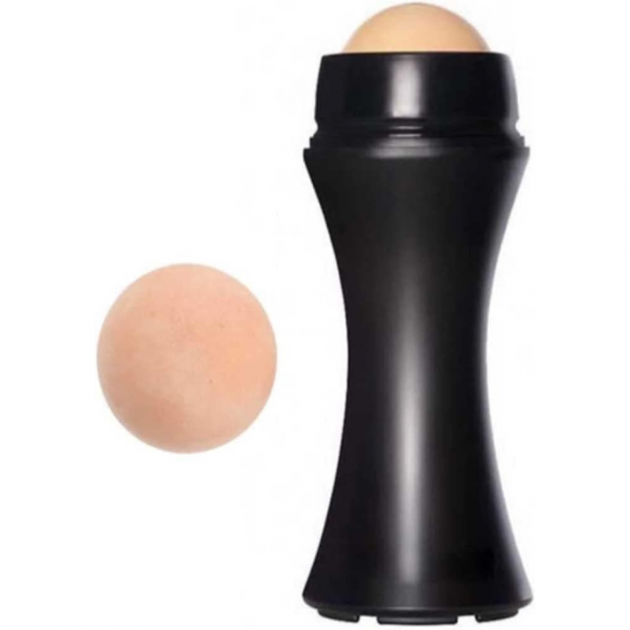**Roller Facial pentru Controlul Sebumului – Masaj cu Piatră Vulcanică Naturală** [7]