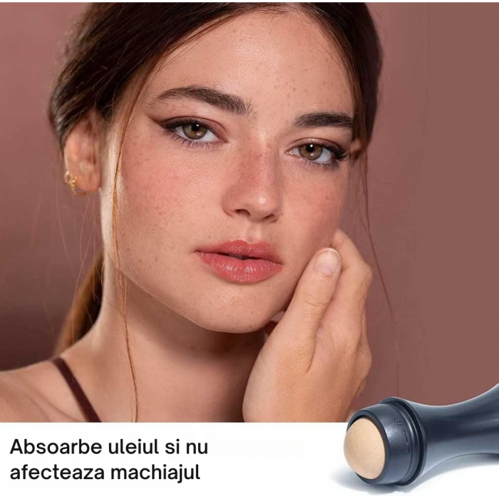 **Roller Facial pentru Controlul Sebumului – Masaj cu Piatră Vulcanică Naturală** [4]