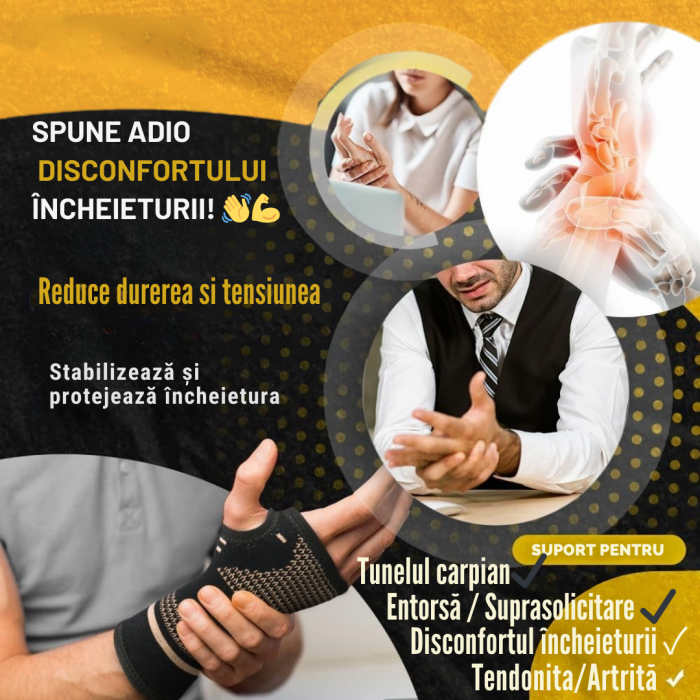 Mănușă de Compresie cu Fir de Cupru – Reducerea Durerii și Susținere Articulară [9]
