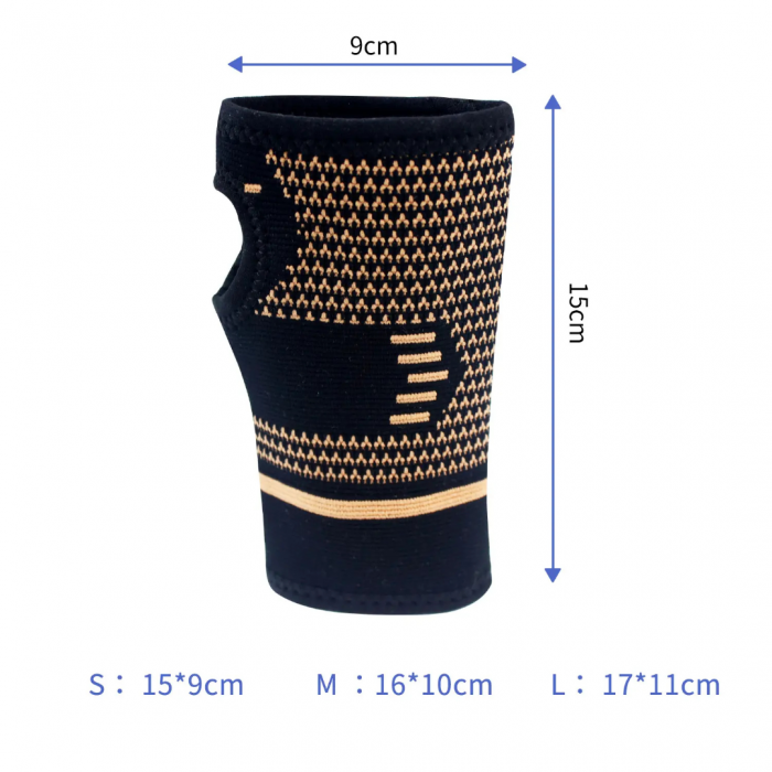 Mănușă de Compresie cu Fir de Cupru – Reducerea Durerii și Susținere Articulară [6]