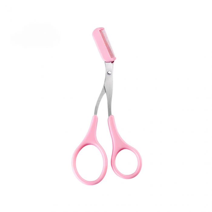 **Trimmer Multifuncțional pentru Sprâncene – Foarfecă cu Pieptene Integrat, Tundere și Conturare Precisă** [4]